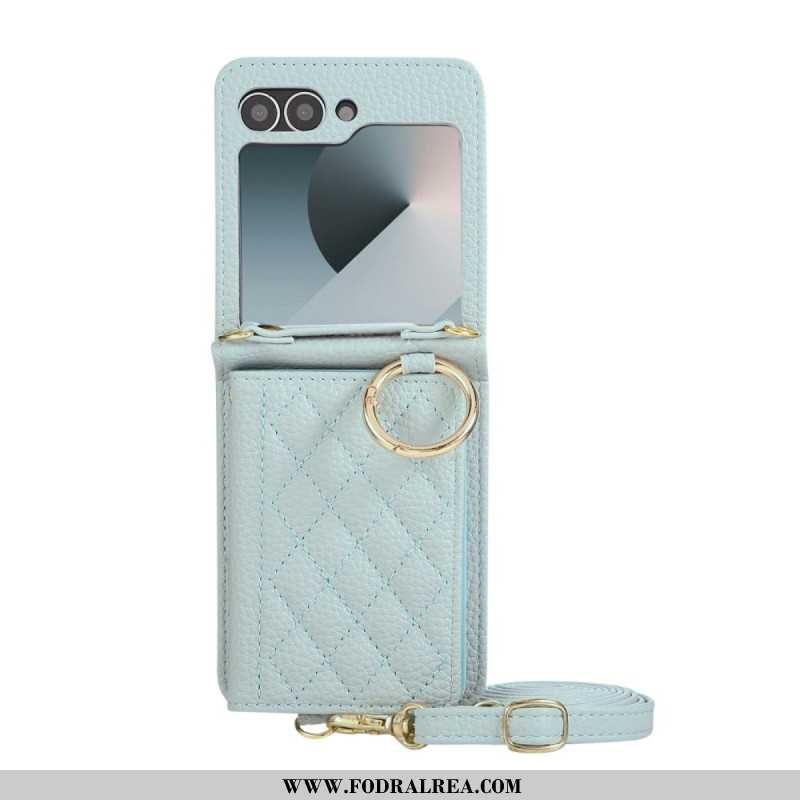 Skal Samsung Galaxy Z Flip 7 Fe Vadderad Med Axelrem