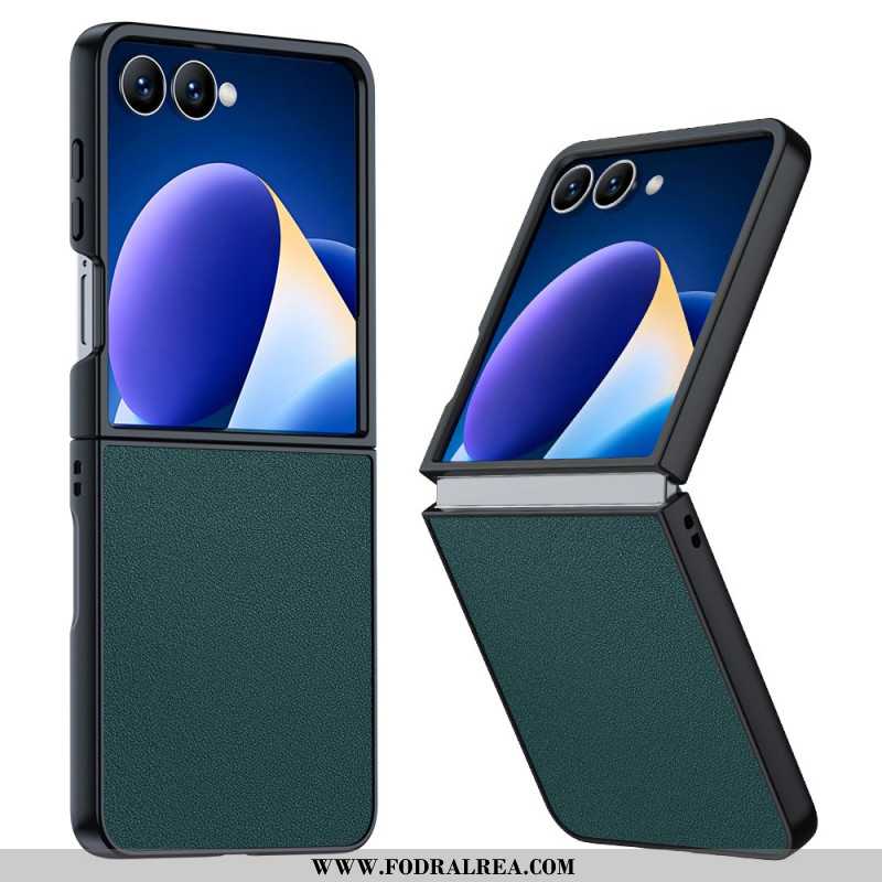 Skal Samsung Galaxy Z Flip 7 Lädereffekt