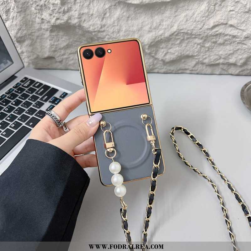 Skal Samsung Galaxy Z Flip 7 Magnetisk Charm-rem