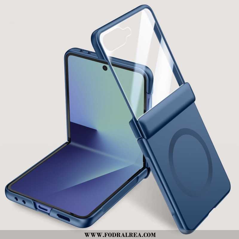 Skal Samsung Galaxy Z Flip 7 Magnetisk Med Metalleffekt