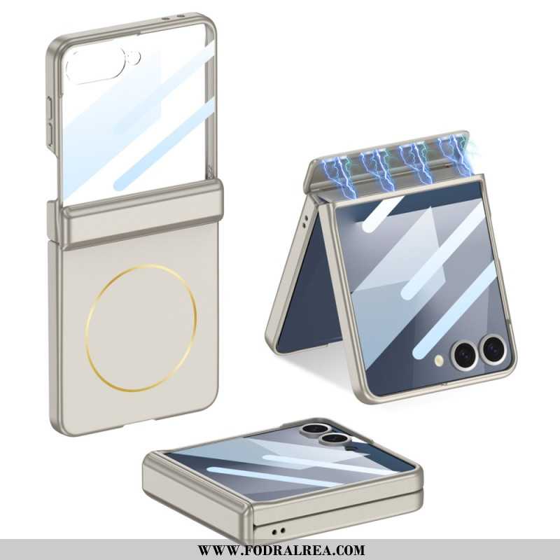 Skal Samsung Galaxy Z Flip 7 Med Magnetisk Fäste Gångjärnsskydd Och Gkk-märkning