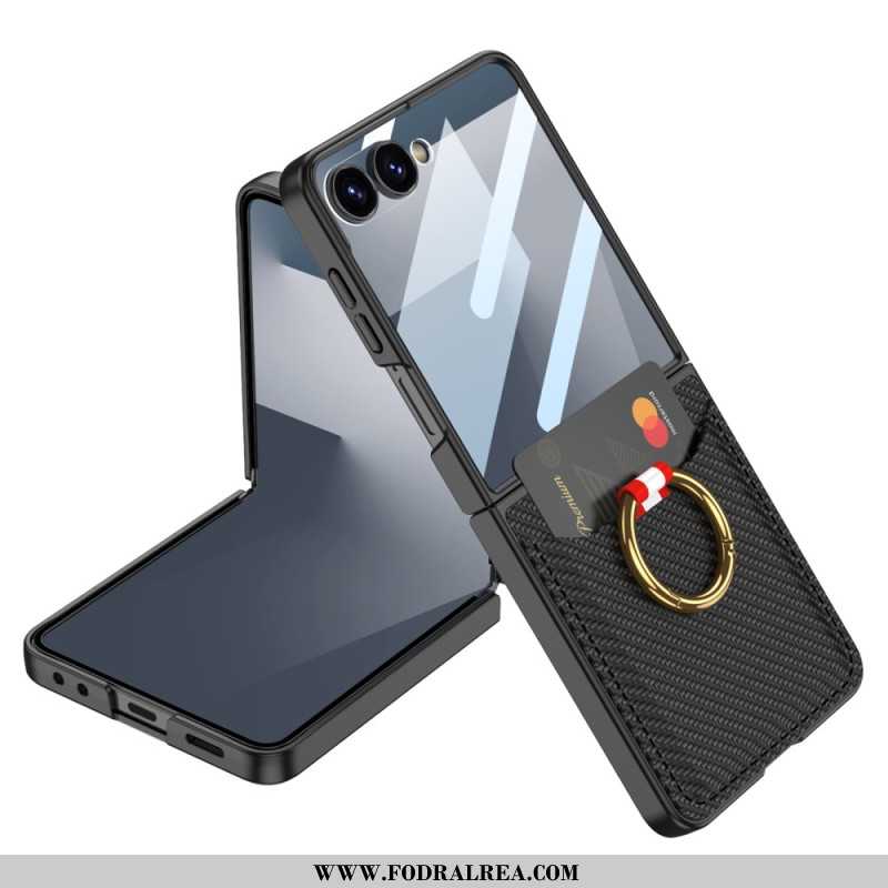 Skal Samsung Galaxy Z Flip 7 Ringhållare Och Korthållare