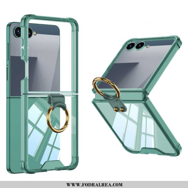 Skal Samsung Galaxy Z Flip 7 Ringhållare Och Skydd Stötsäker