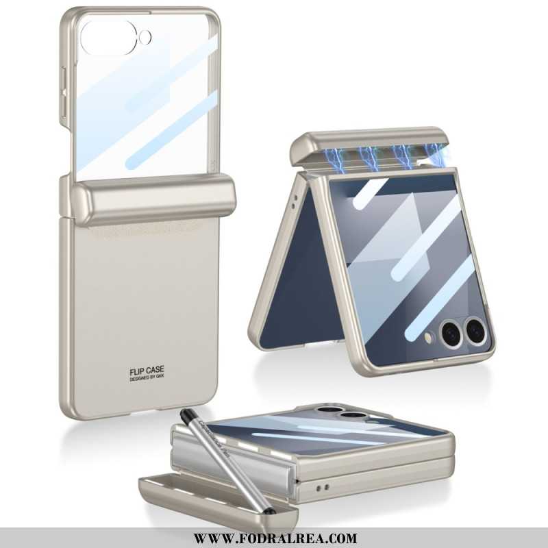 Skal Samsung Galaxy Z Flip 7 Telefonfodral Klassisk Med Gkk-gångjärn