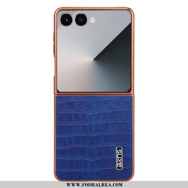 Skal Samsung Galaxy Z Flip 7 Telefonfodral Krokodilstil