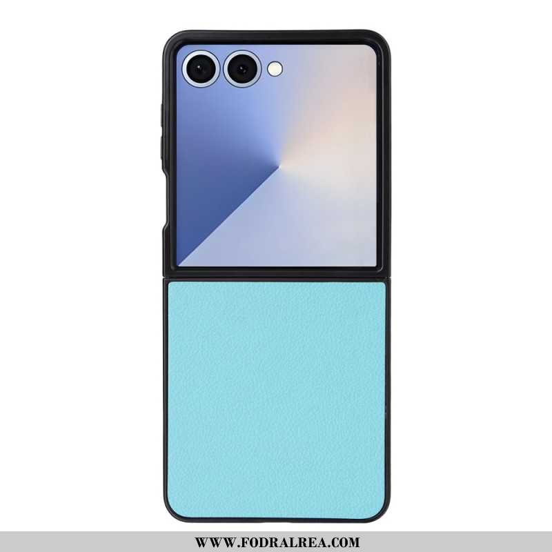 Skal Samsung Galaxy Z Flip 7 Telefonfodral Läderstruktur