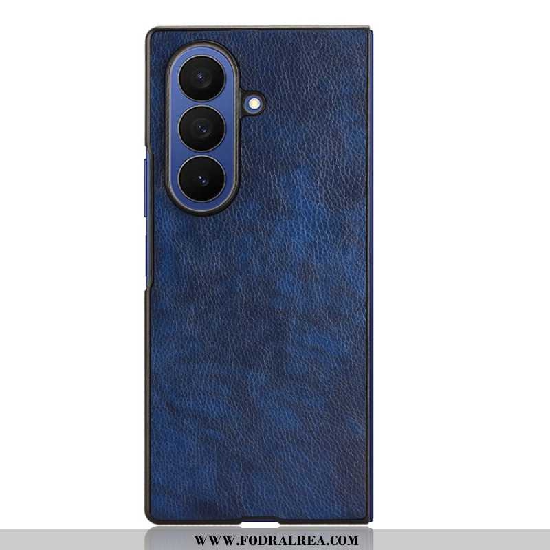 Skal Samsung Galaxy Z Fold 7 Lädereffekt