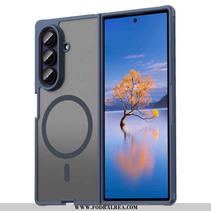 Skal Samsung Galaxy Z Fold 7 Telefonfodral Kompatibel Med Tonad Magsafe