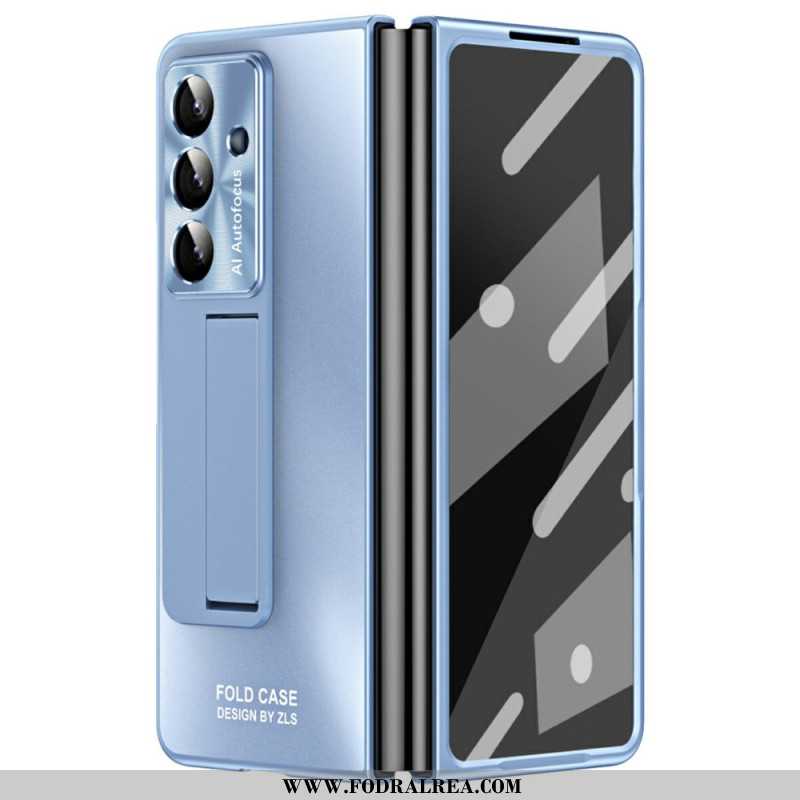 Skal Samsung Galaxy Z Fold 7 Telefonfodral Stativ Och Skärmskydd Med Matt Finish