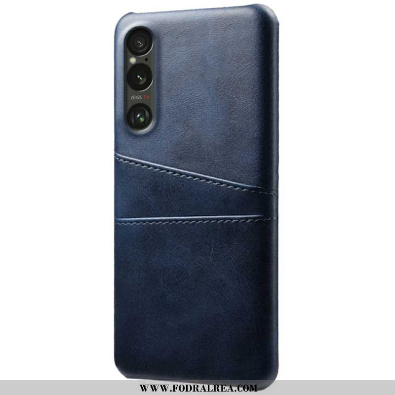 Skal Sony Xperia 1 Vii Korthållare Med Lädereffekt