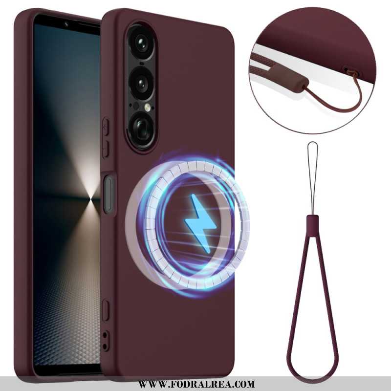 Skal Sony Xperia 1 Vii Magsafe-kompatibel Silikon Med Snodd