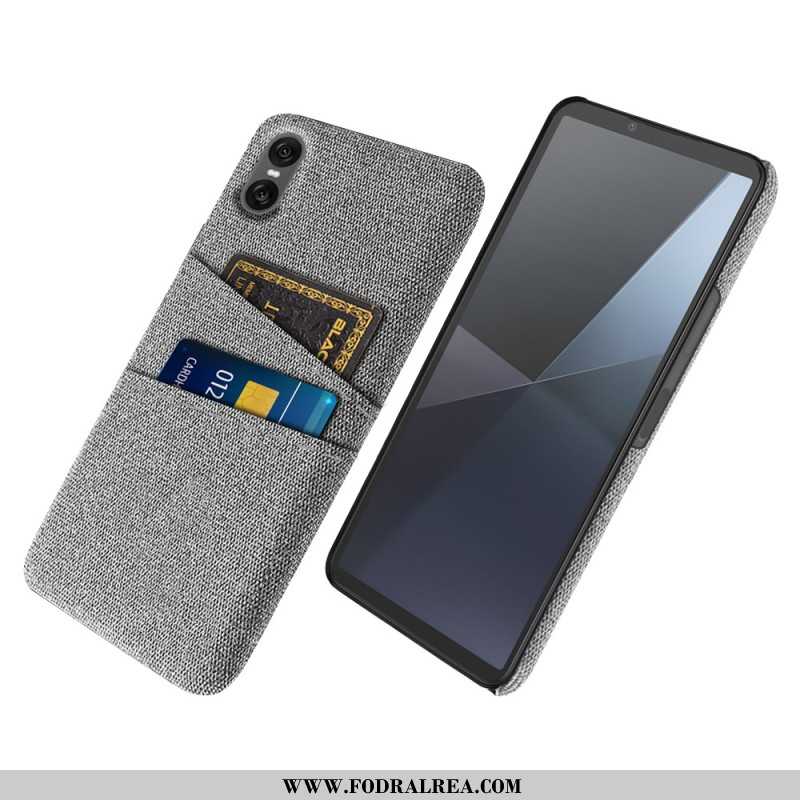 Skal Sony Xperia 10 Vii Korthållare I Tyg