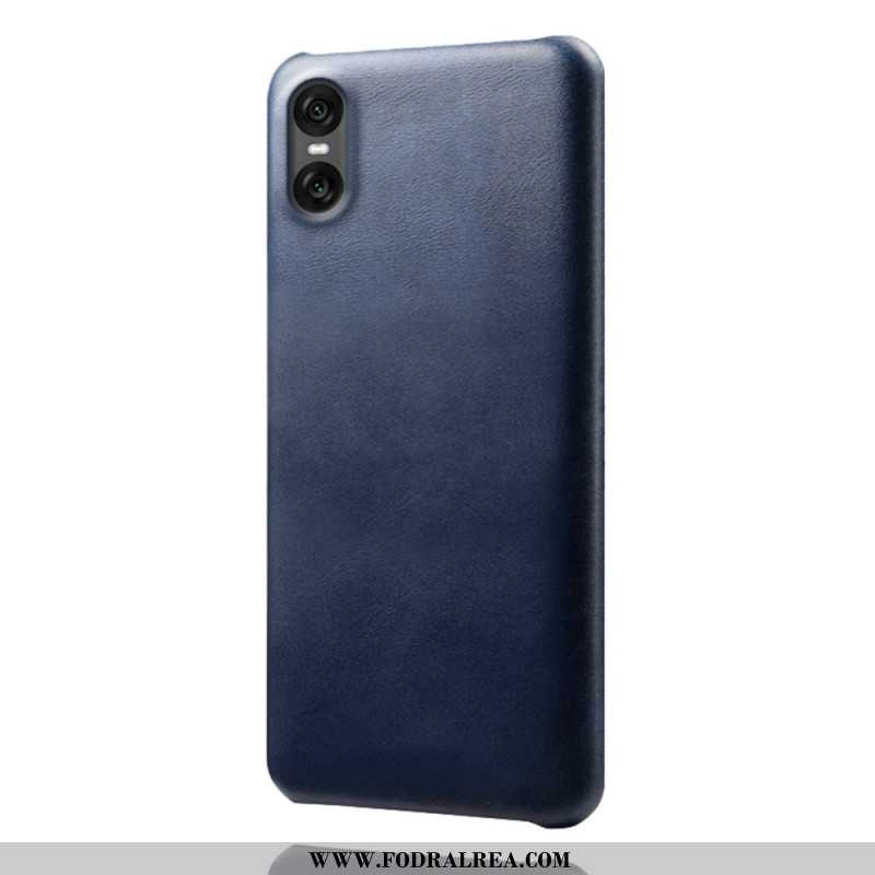 Skal Sony Xperia 10 Vii Telefonfodral Lädereffekt