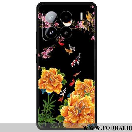 Skal Xiaomi 15 Blommor Och Fiskar