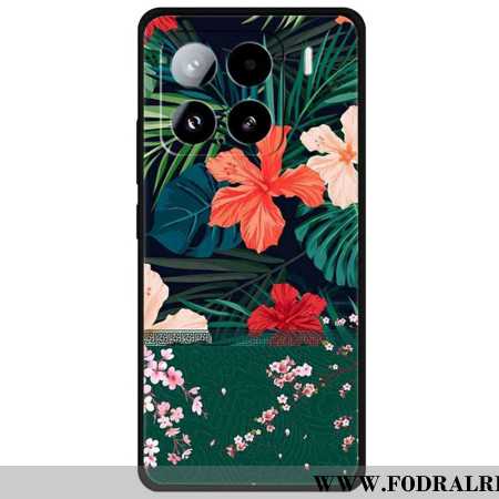 Skal Xiaomi 15 Telefonfodral Blommönster