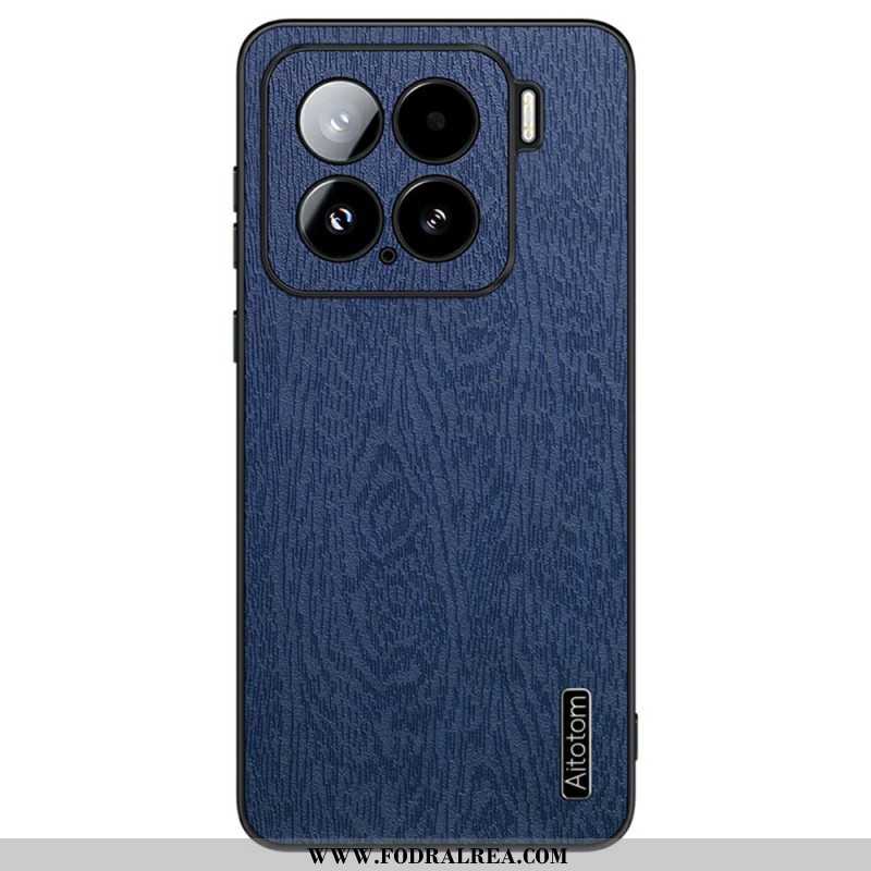 Skal Xiaomi 15 Telefonfodral Träeffekt