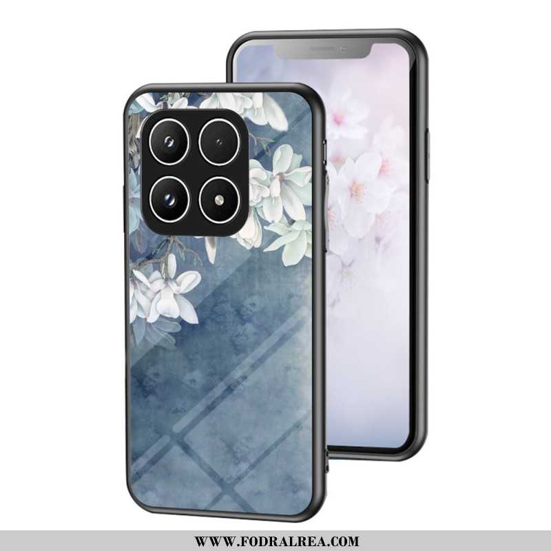 Skal Xiaomi 17 Blommönster I Härdat Glas