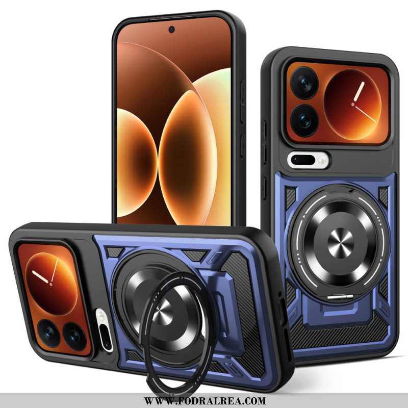 Skal Xiaomi 17 Pro Max Magnetisk Med Roterande Stativ