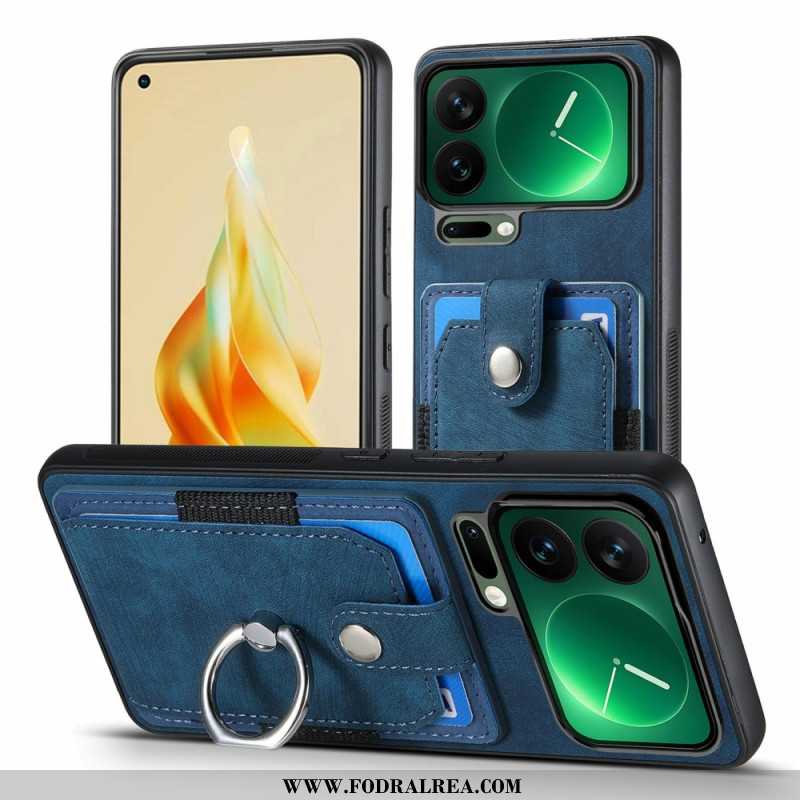 Skal Xiaomi 17 Pro Stativ Och Korthållare I Läderimitation