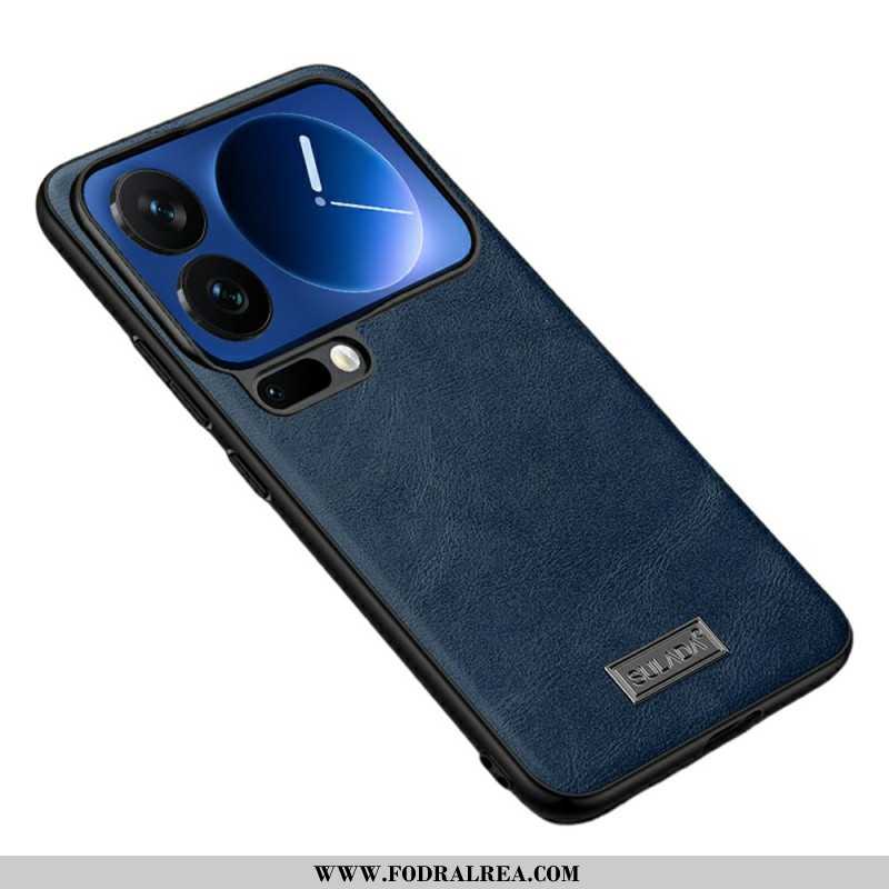 Skal Xiaomi 17 Pro Telefonfodral Lädereffekt Sulada