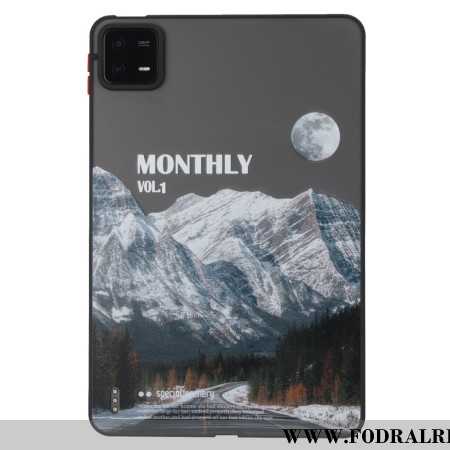 Skal Xiaomi Pad 6 Pro Snöiga Berg Och Motorväg