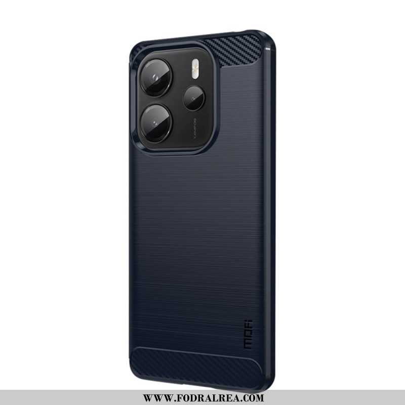 Skal Xiaomi Redmi Note 14 4g Telefonfodral Borstad Kolfiber