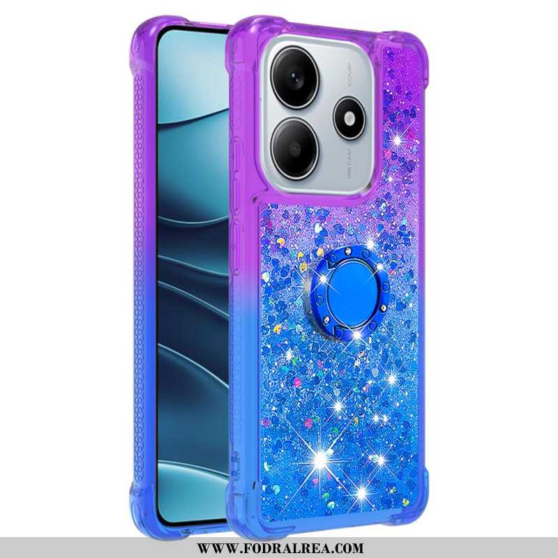 Skal Xiaomi Redmi Note 14 5g Gradient Glitter Med Hållare