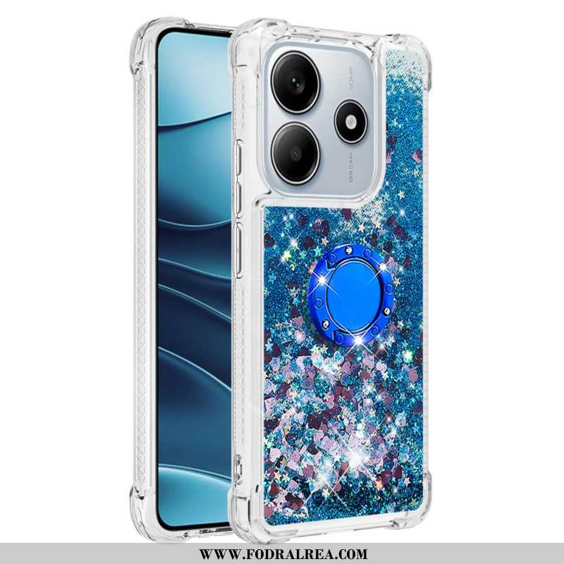Skal Xiaomi Redmi Note 14 5g Telefonfodral Glitterringhållare