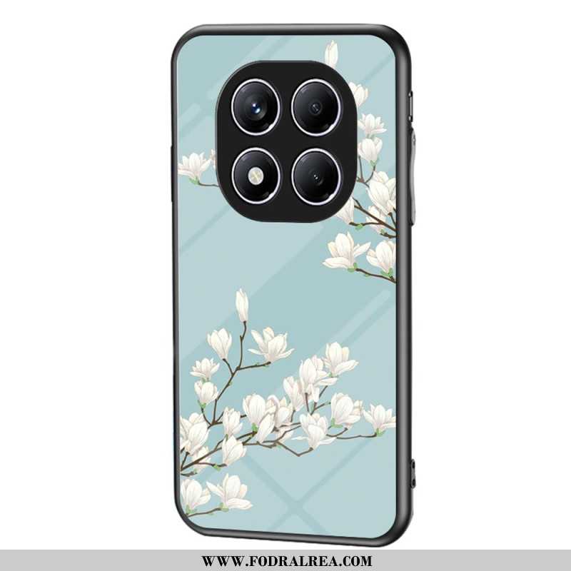 Skal Xiaomi Redmi Note 14 Pro 4g Telefonfodral Blommigt Härdat Glas