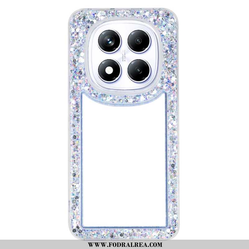 Skal Xiaomi Redmi Note 14 Pro 4g Telefonfodral Transparent Med Glitterkanter