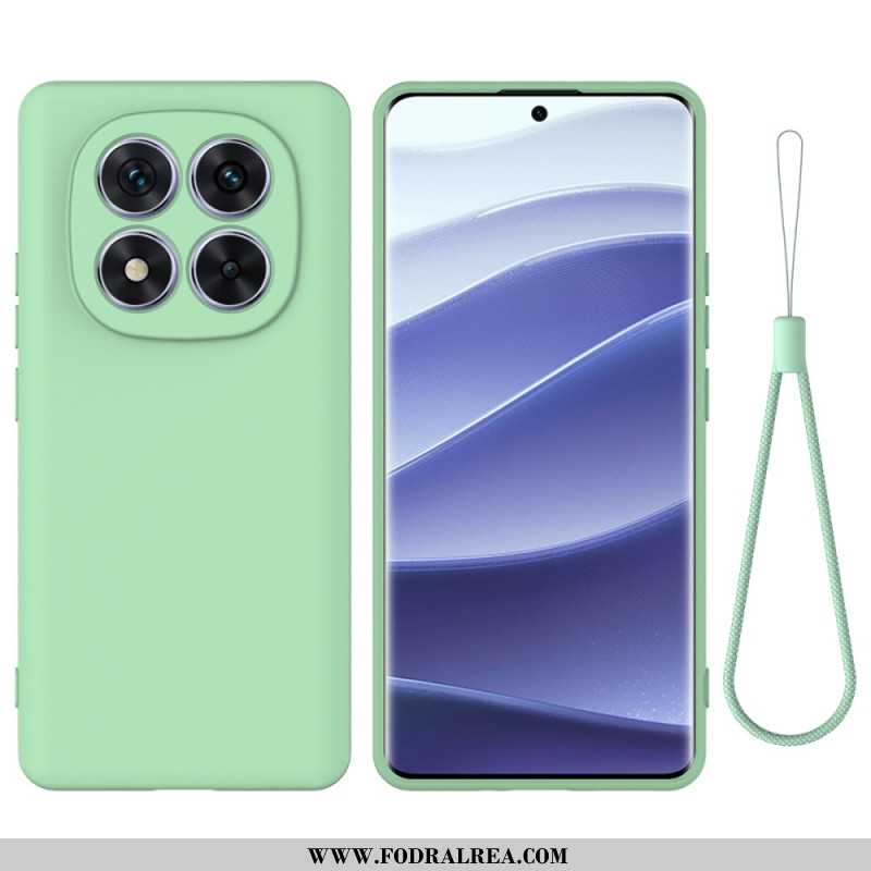 Skal Xiaomi Redmi Note 14 Pro 5g Flytande Silikon Med Rem