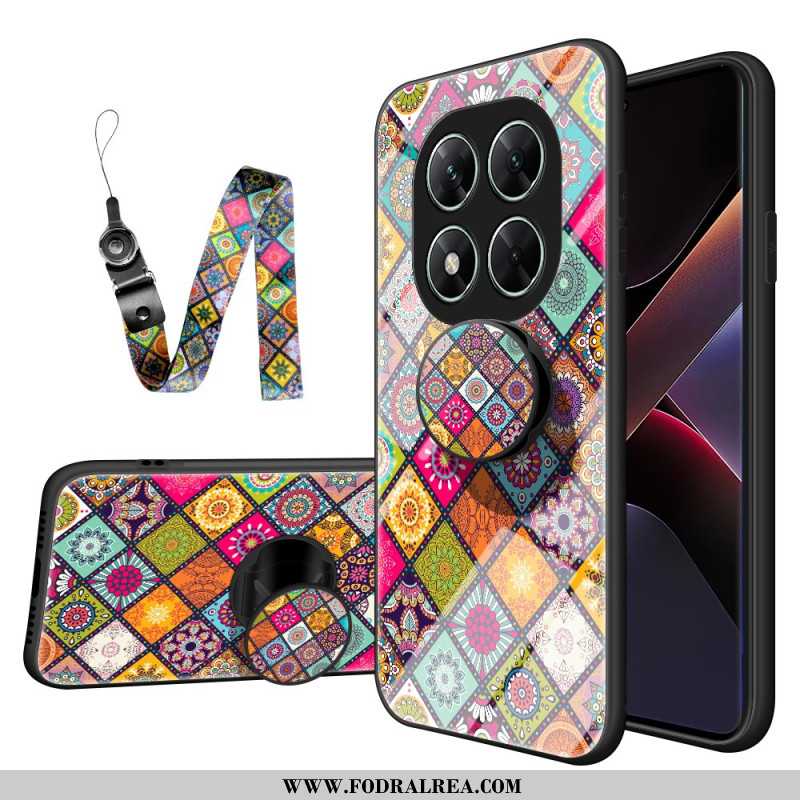 Skal Xiaomi Redmi Note 14 Pro 5g Telefonfodral Patchworkrem Och Ringhållare