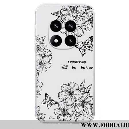 Skal Xiaomi Redmi Note 14 Pro Plus 5g Fjärils- Och Blomdesign