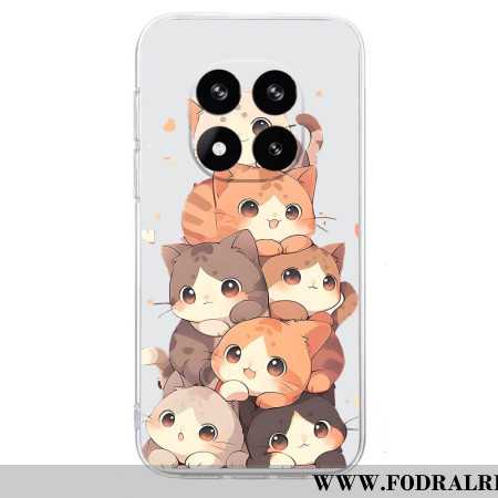 Skal Xiaomi Redmi Note 14 Pro Plus 5g Hög Med Katter
