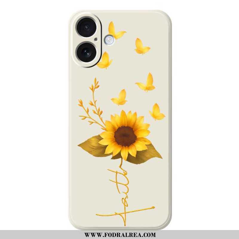 Skal iPhone 17 Flytande Silikonsolros