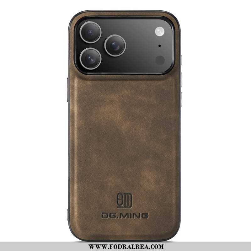 Skal iPhone 17 Pro Dg.ming Lädereffekt