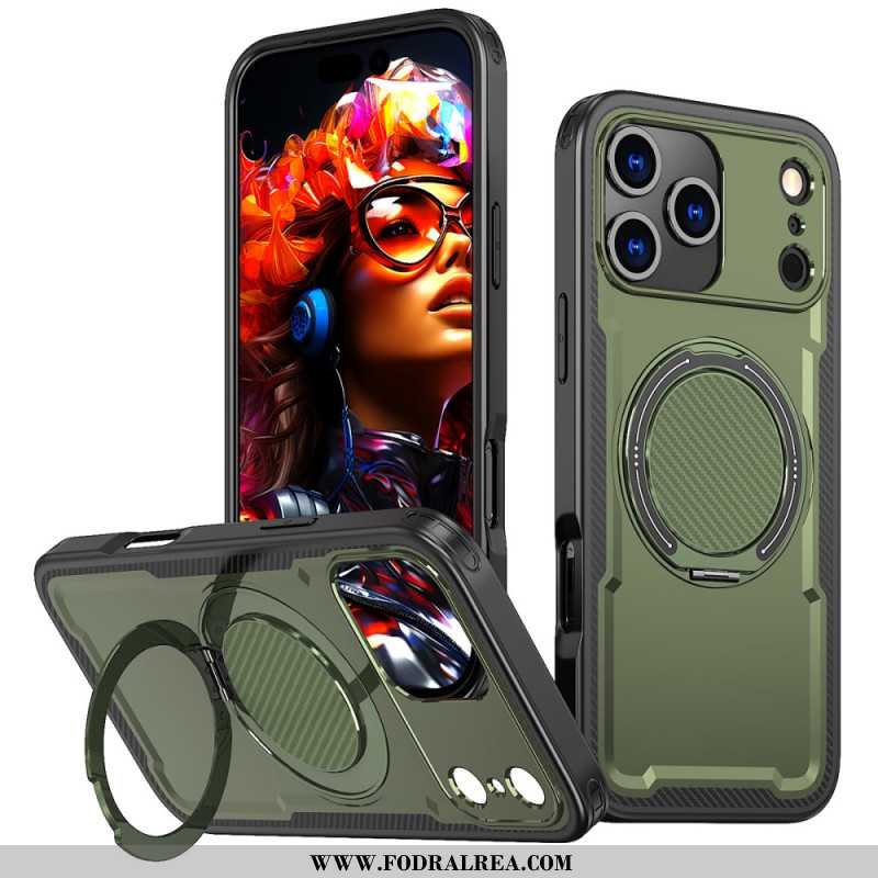 Skal iPhone 17 Pro Magsafe Rugged-kompatibel Med Ringfäste