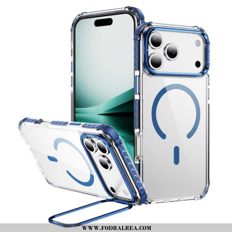 Skal iPhone 17 Pro Magsafe-kompatibel Med Inbyggt Stativ