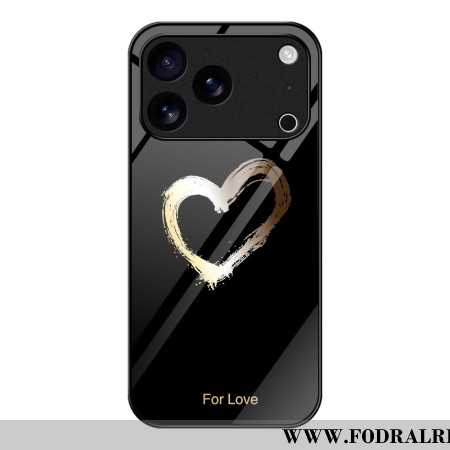 Skal iPhone 17 Pro Max Svart Kärlek