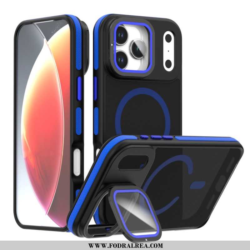 Skal iPhone 17 Pro Telefonfodral Hybrid Magsafe Med Linsskydd Och Integrerat Fäste