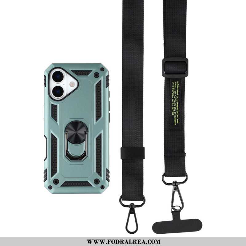 Skal iPhone 17 Telefonfodral Skydd I Militärklass Med Axelrem