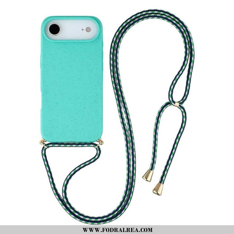 Skal iPhone Air Med Silikonsnöre Och Vetehalm