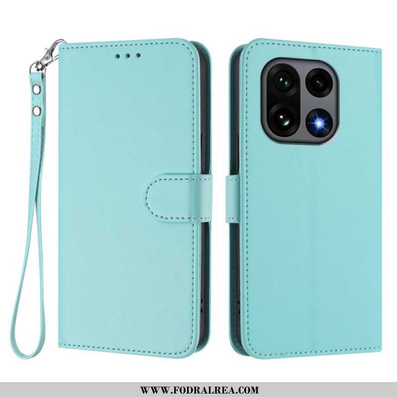 Skyddsfodral Oneplus 15 Enfärgat Med Rem