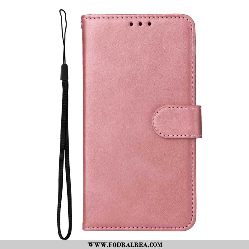 Skyddsfodral Oneplus Nord 5 Lädereffekt Med Rem