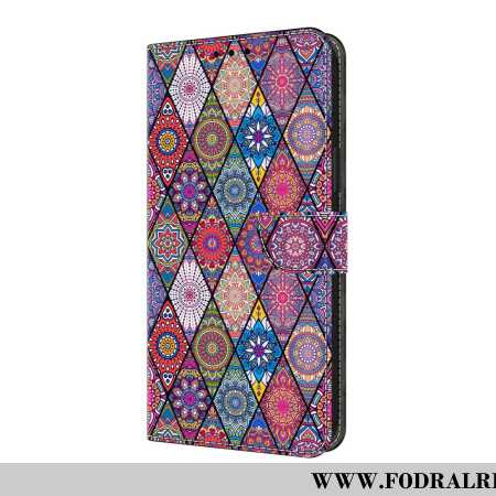 Skyddsfodral Samsung Galaxy A17 4g / 5g Rosa Etniskt Mönster