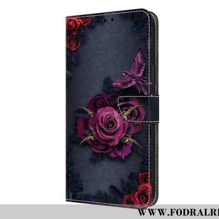 Skyddsfodral Samsung Galaxy S26 Plus Lysande Lila Blommor
