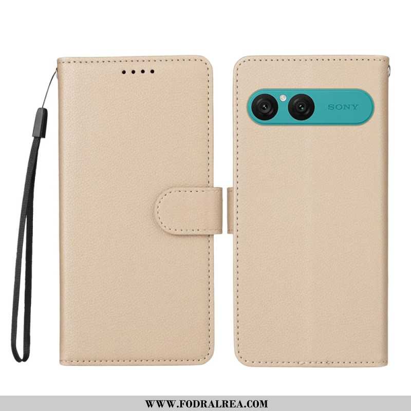 Skyddsfodral Sony Xperia 10 Vii Lädereffekt Och Rfid-blockering