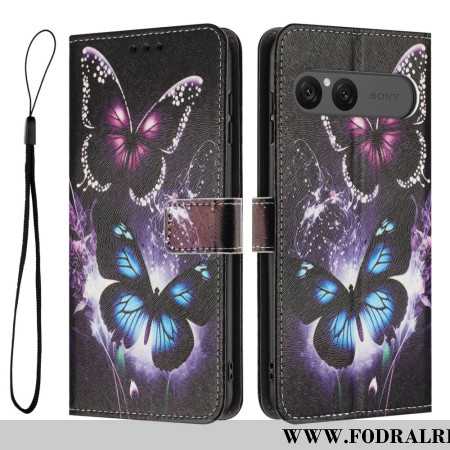 Skyddsfodral Sony Xperia 10 Vii Två Fjärilar