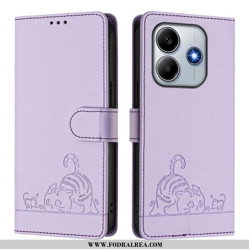 Skyddsfodral Xiaomi Redmi Note 14 5g Rfid-skyddande Kattscen