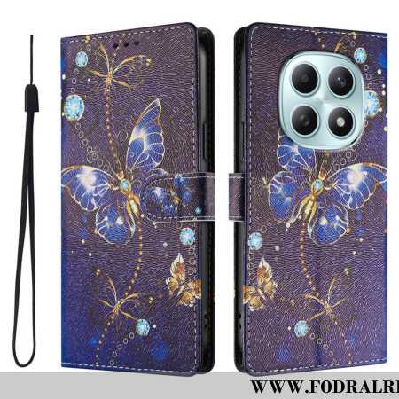 Skyddsfodral Xiaomi Redmi Note 15 5g Blå Fjäril